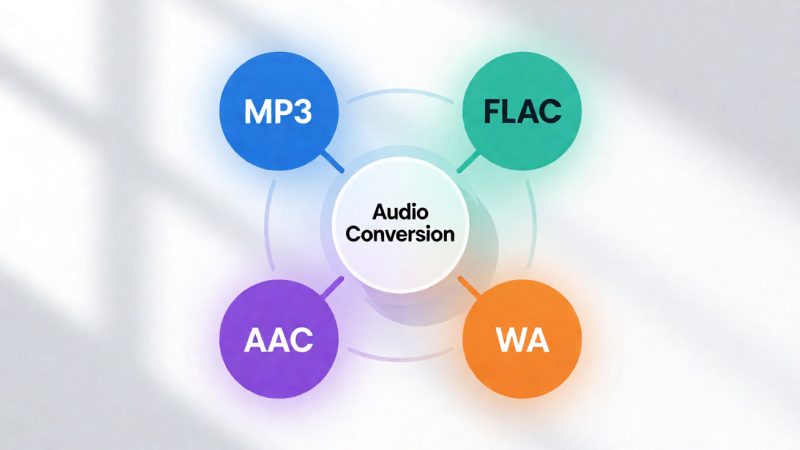 音频转换 常见音频格式速览:MP3、FLAC、AAC、WA